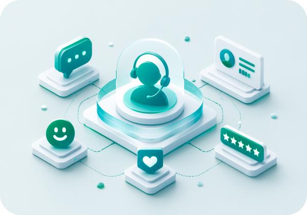 Customer first illustration