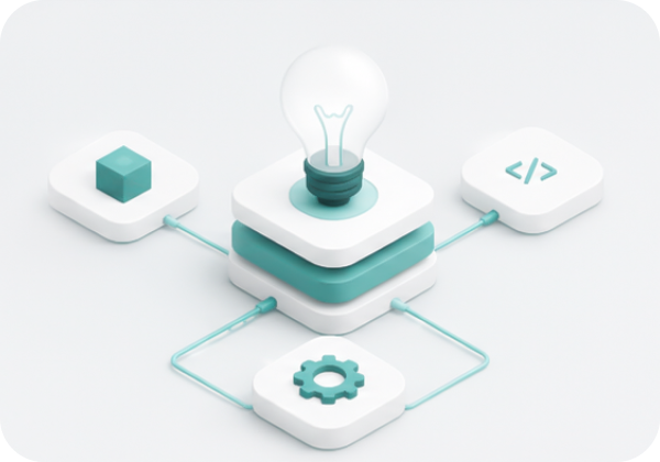 Technology and improvement illustration
