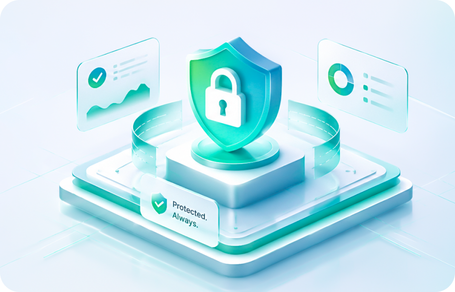 Secure every transaction illustration